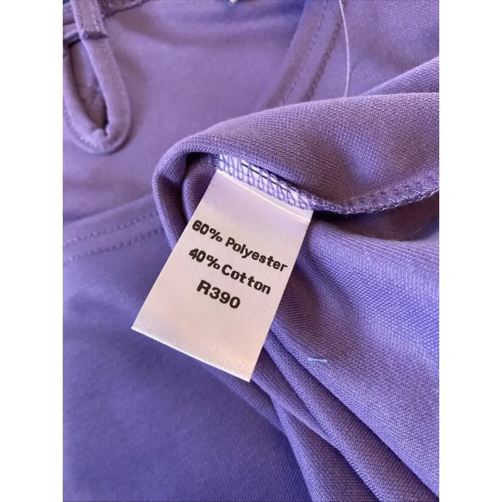 NEW The Tog Shop Petites Womens Dress 10P Knit Midi Lilac Purple Vintage 90s - Picture 7 of 12
